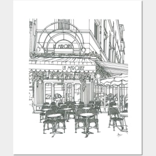 Cafe in Paris Posters and Art